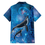 Paikea New Zealand Matariki Family Matching Tank Maxi Dress and Hawaiian Shirt Humpback Whale Taniko Motifs Ocean Vibes