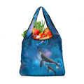 Paikea New Zealand Matariki Grocery Bag Humpback Whale Taniko Motifs Ocean Vibes