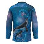 Paikea New Zealand Matariki Hockey Jersey Humpback Whale Taniko Motifs Ocean Vibes