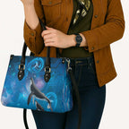 Paikea New Zealand Matariki Leather Bag Humpback Whale Taniko Motifs Ocean Vibes