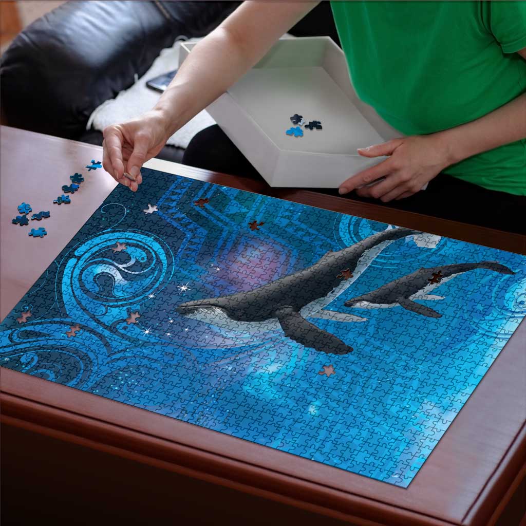 Paikea New Zealand Matariki Puzzle Humpback Whale Taniko Motifs Ocean Vibes