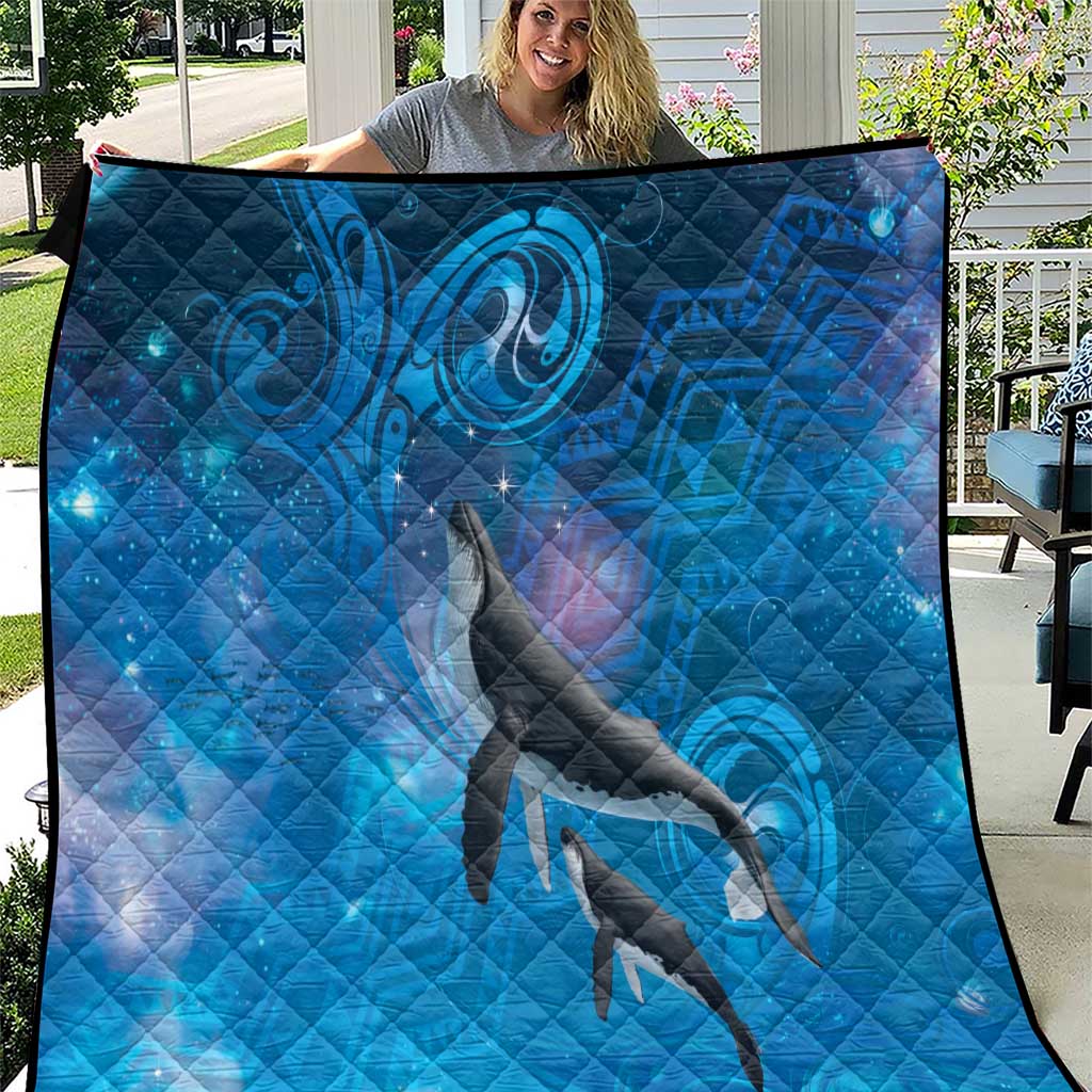 Paikea New Zealand Matariki Quilt Humpback Whale Taniko Motifs Ocean Vibes