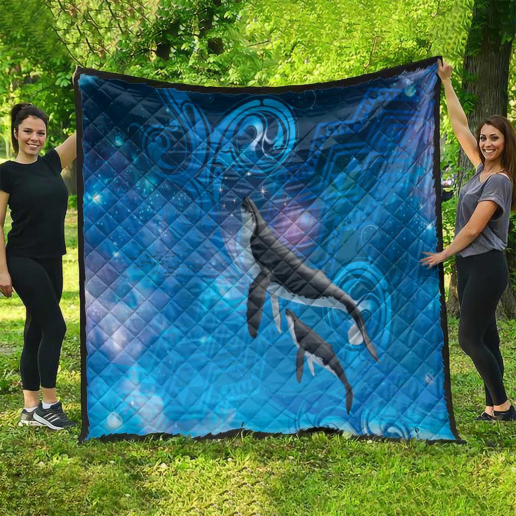 Paikea New Zealand Matariki Quilt Humpback Whale Taniko Motifs Ocean Vibes