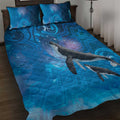 Paikea New Zealand Matariki Quilt Bed Set Humpback Whale Taniko Motifs Ocean Vibes