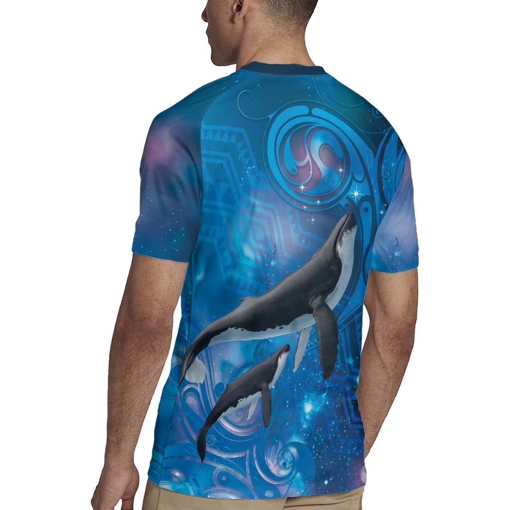 Paikea New Zealand Matariki Rugby Jersey Humpback Whale Taniko Motifs Ocean Vibes
