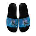 Paikea New Zealand Matariki Slide Sandals Humpback Whale Taniko Motifs Ocean Vibes
