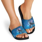 Paikea New Zealand Matariki Slide Sandals Humpback Whale Taniko Motifs Ocean Vibes