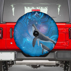 Paikea New Zealand Matariki Spare Tire Cover Humpback Whale Taniko Motifs Ocean Vibes