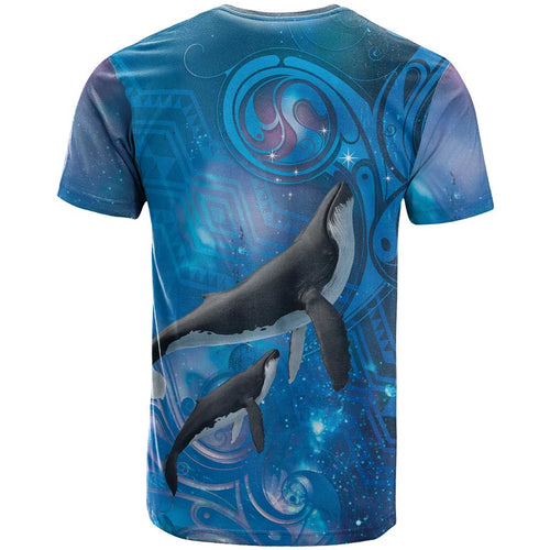 Paikea New Zealand Matariki T Shirt Humpback Whale Taniko Motifs Ocean Vibes