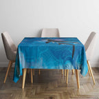 Paikea New Zealand Matariki Tablecloth Humpback Whale Taniko Motifs Ocean Vibes