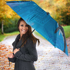 Paikea New Zealand Matariki Umbrella Humpback Whale Taniko Motifs Ocean Vibes