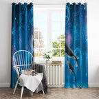 Paikea New Zealand Matariki Window Curtain Humpback Whale Taniko Motifs Ocean Vibes