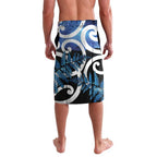 Piwakawaka New Zealand Matariki Lavalava Maori New Year Silver Fern Blue Galaxy