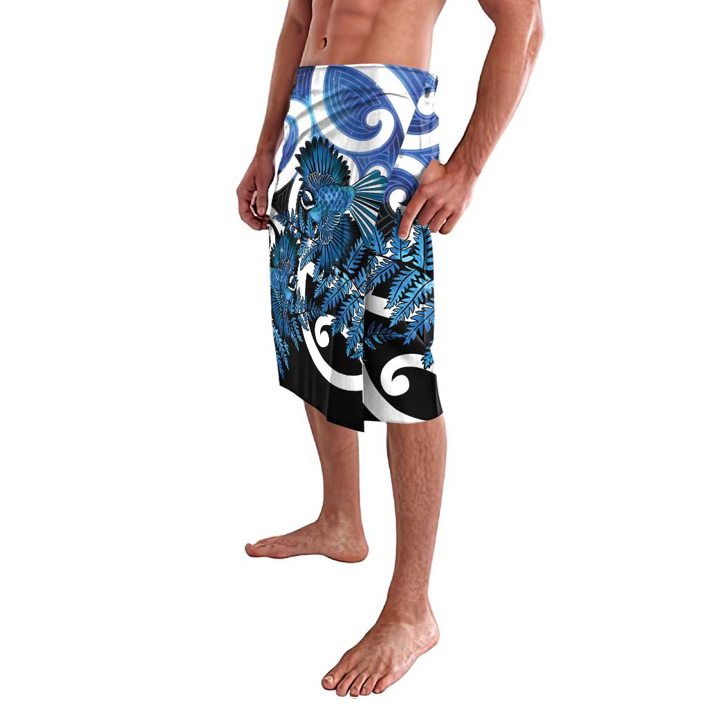 Piwakawaka New Zealand Matariki Lavalava Maori New Year Silver Fern Blue Galaxy