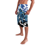 Piwakawaka New Zealand Matariki Lavalava Maori New Year Silver Fern Blue Galaxy
