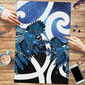 Piwakawaka New Zealand Matariki Puzzle Maori New Year Silver Fern Blue Galaxy