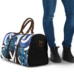 Piwakawaka New Zealand Matariki Travel Bag Maori New Year Silver Fern Blue Galaxy
