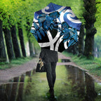 Piwakawaka New Zealand Matariki Umbrella Maori New Year Silver Fern Blue Galaxy