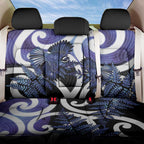 Piwakawaka New Zealand Matariki Back Car Seat Cover Maori New Year Silver Fern Purple Galaxy