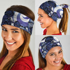 Piwakawaka New Zealand Matariki Neck Gaiter Maori New Year Silver Fern Purple Galaxy