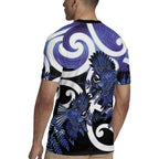 Piwakawaka New Zealand Matariki Rugby Jersey Maori New Year Silver Fern Purple Galaxy
