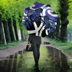 Piwakawaka New Zealand Matariki Umbrella Maori New Year Silver Fern Purple Galaxy