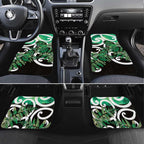 Piwakawaka New Zealand Matariki Car Mats Maori New Year Silver Fern Green Galaxy