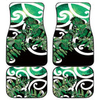 Piwakawaka New Zealand Matariki Car Mats Maori New Year Silver Fern Green Galaxy