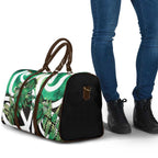 Piwakawaka New Zealand Matariki Travel Bag Maori New Year Silver Fern Green Galaxy