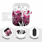 Piwakawaka New Zealand Matariki AirPods Case Maori New Year Silver Fern Pink Galaxy