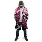Piwakawaka New Zealand Matariki Cloak Maori New Year Silver Fern Pink Galaxy