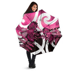 Piwakawaka New Zealand Matariki Umbrella Maori New Year Silver Fern Pink Galaxy
