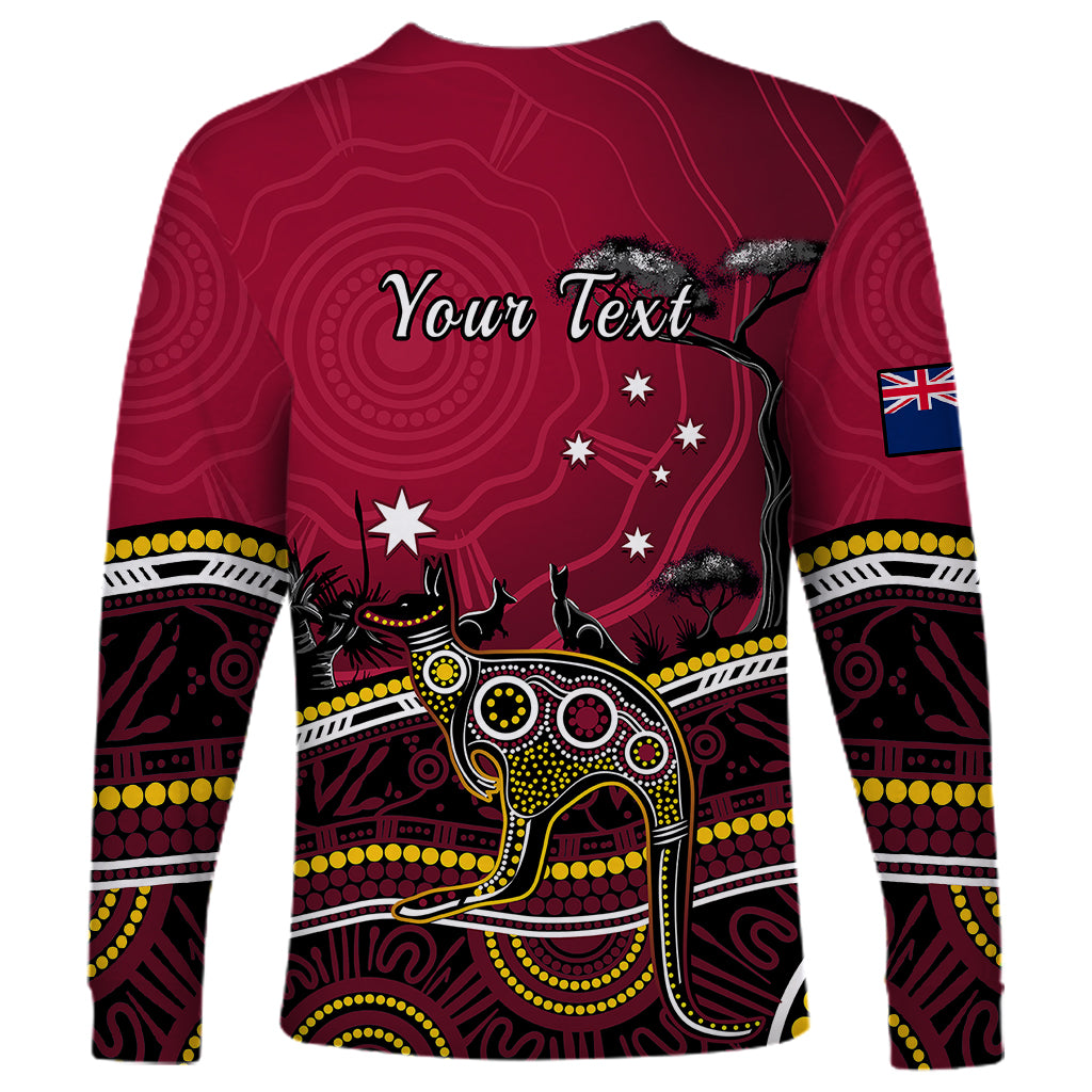 personalised-june-6-queensland-day-long-sleeve-shirt-australian-aboriginal-art