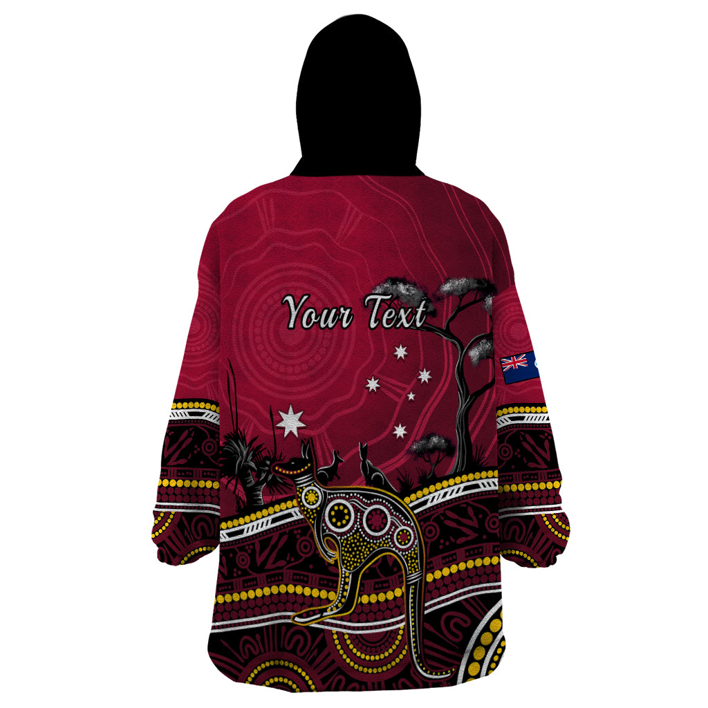 personalised-june-6-queensland-day-wearable-blanket-hoodie-australian-aboriginal-art