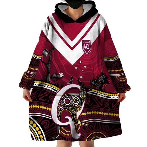 qld-maroons-rugby-wearable-blanket-hoodie-go-queensland-kangaroo-indigenous