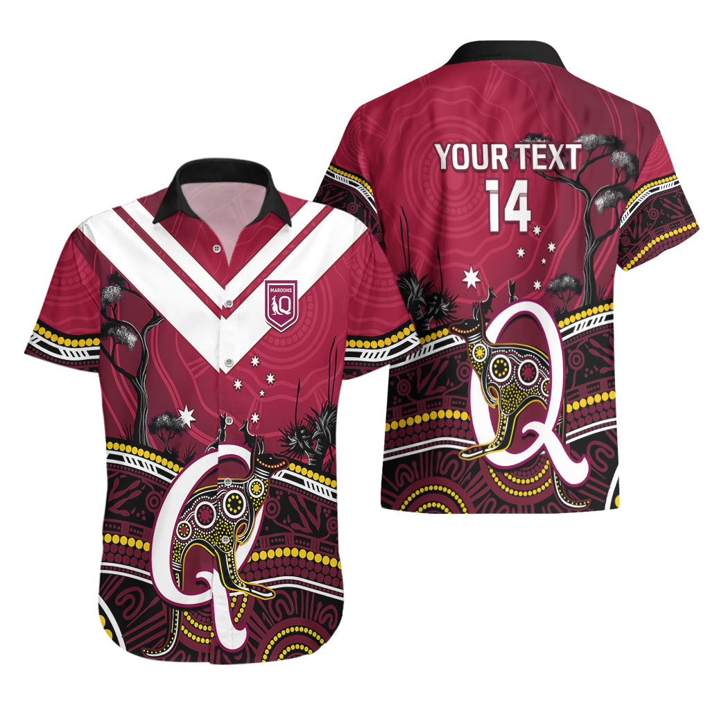 personalised-qld-maroons-rugby-hawaiian-shirt-go-queensland-kangaroo-indigenous