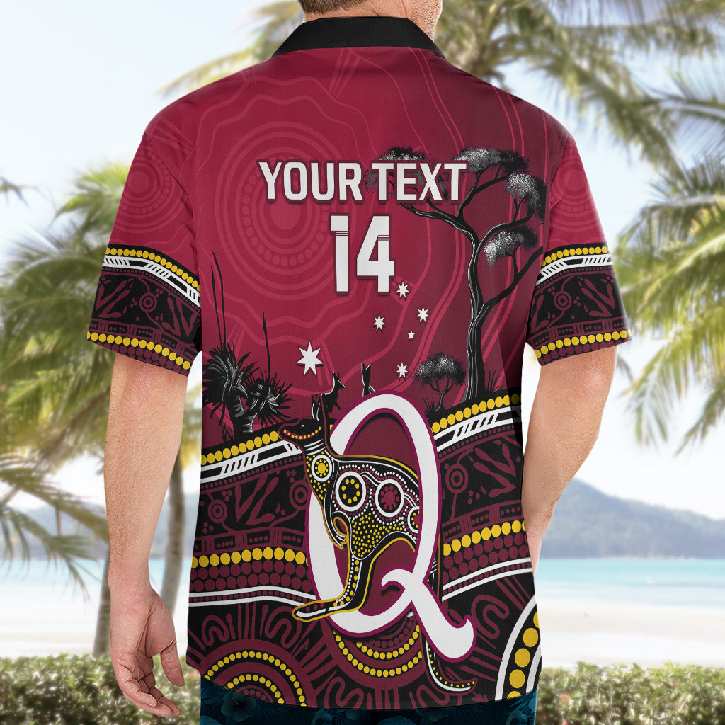 personalised-qld-maroons-rugby-hawaiian-shirt-go-queensland-kangaroo-indigenous