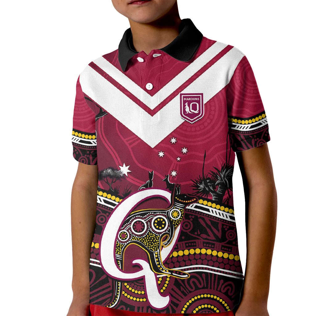personalised-qld-maroons-rugby-kid-polo-shirt-go-queensland-kangaroo-indigenous