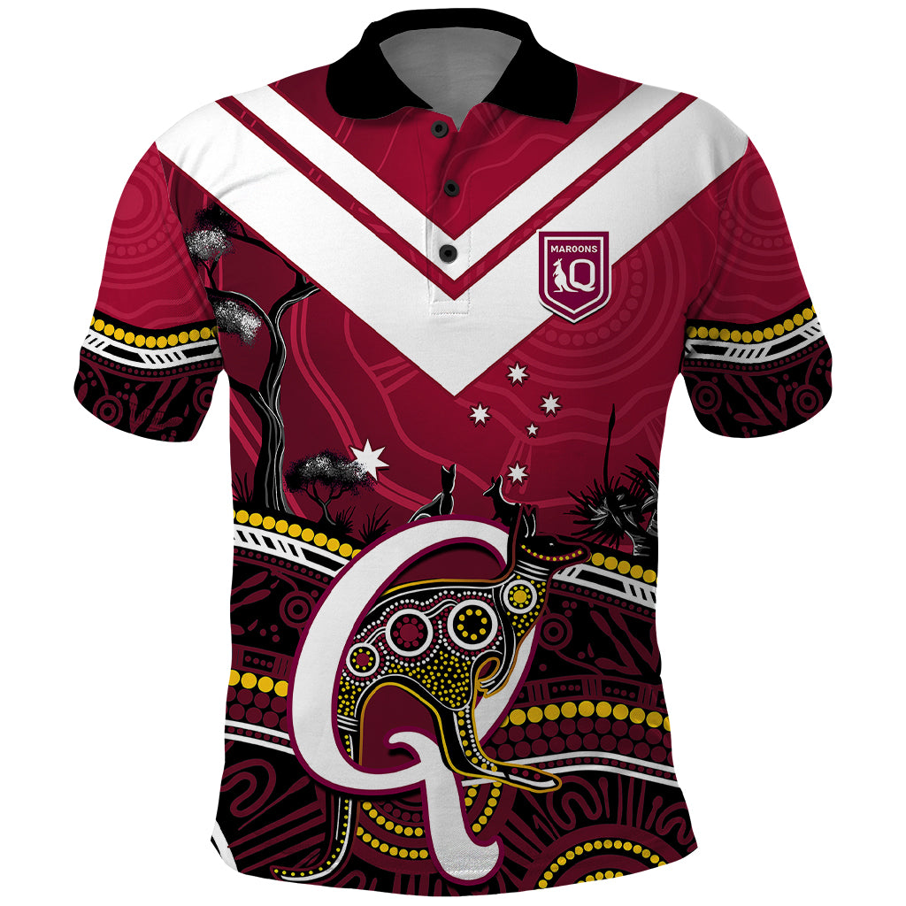 personalised-qld-maroons-rugby-polo-shirt-go-queensland-kangaroo-indigenous