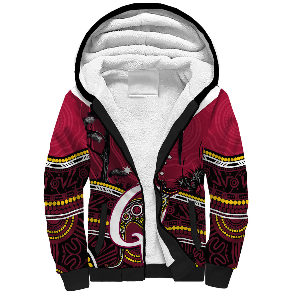 personalised-qld-maroons-rugby-sherpa-hoodie-go-queensland-kangaroo-indigenous
