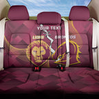 Personalised Lions Football And Broncos Rugby Back Car Seat Cover Sporty Version