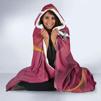 Personalised Lions Football And Broncos Rugby Hooded Blanket Sporty Version