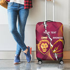 Personalised Lions Football And Broncos Rugby Luggage Cover Sporty Version