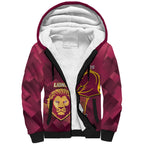 Personalised Lions Football And Broncos Rugby Sherpa Hoodie Sporty Version