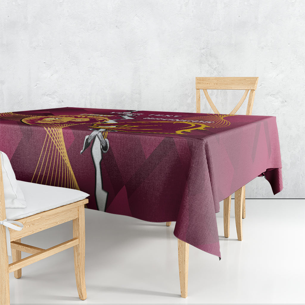 Personalised Lions Football And Broncos Rugby Tablecloth Sporty Version