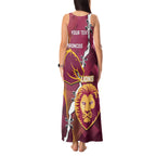 Personalised Lions Football And Broncos Rugby Tank Maxi Dress Sporty Version