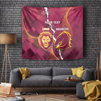 Personalised Lions Football And Broncos Rugby Tapestry Sporty Version