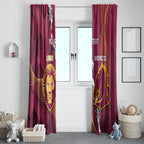 Personalised Lions Football And Broncos Rugby Window Curtain Sporty Version