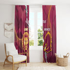 Personalised Lions Football And Broncos Rugby Window Curtain Sporty Version