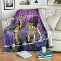 Australia Dog Heroes ANZAC Blanket Remembering All Animals In War Purple Poppies